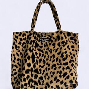 Iconic Betsey Johnson Velvet Leopard Purse